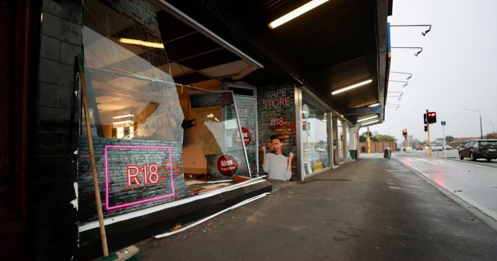 Another day, another vape shop ram raid in Christchurch